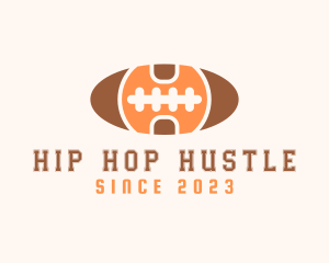 American Football Letter H logo design