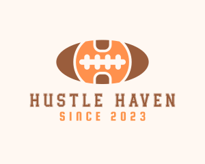 American Football Letter H logo design