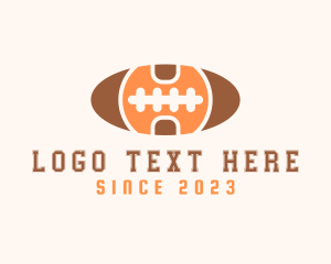 American Football Letter H logo
