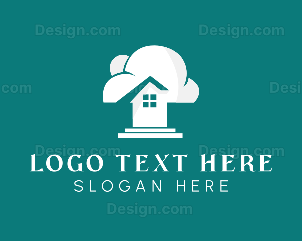 Cloud Residential Home Logo