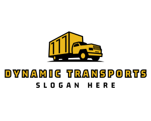 Truck Transport Logistics logo design