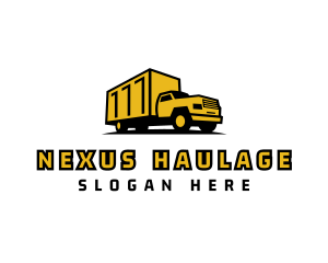 Truck Transport Logistics logo design