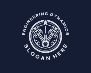 Engine Piston Gear logo