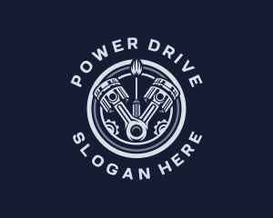 Engine Piston Gear logo
