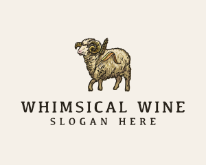 Ram Wheat Mill Barn logo design