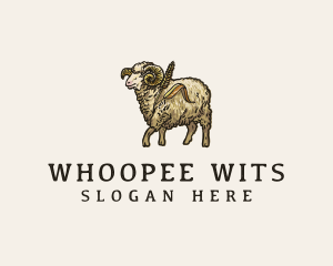 Ram Wheat Mill Barn logo design