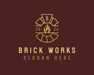 Brick Oven Pizzeria logo design