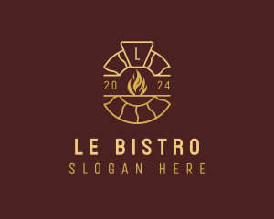 Brick Oven Pizzeria logo design