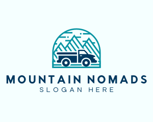 Mountain Truck Logistics logo design