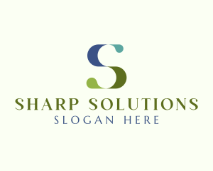 Corporate Brand Letter S logo design