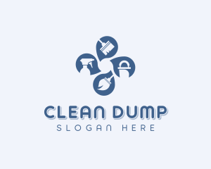 Cleaning Janitorial  logo design