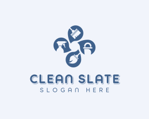 Cleaning Janitorial  logo design