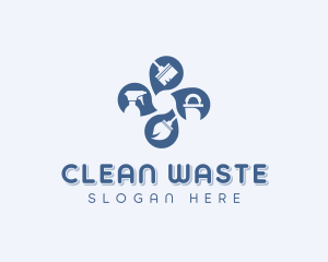 Cleaning Janitorial  logo design