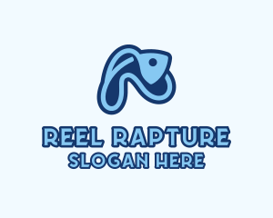 Aquatic Seafood Fish logo