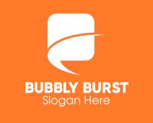 Message Chat Bubble  logo design