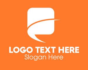Message - Message Chat Bubble logo design
