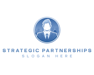 Businessman Management Suit logo