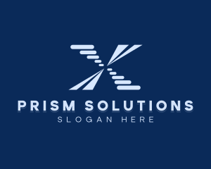 Generic Consulting Prism Letter X logo