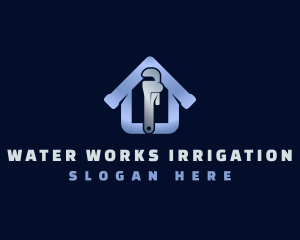 Pipe Wrench House logo design