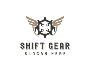 Gear Industrial Tools logo design