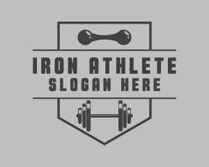 Gym Barbell Trainer logo design