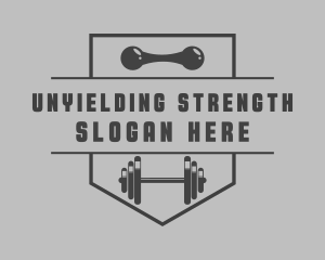 Gym Barbell Trainer logo design