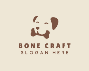 Puppy Dog Bone logo design