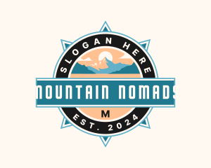 Compass Mountain Adventure logo design