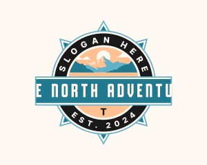 Compass Mountain Adventure logo design