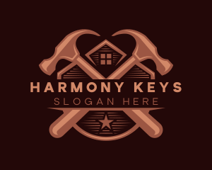 Home Hammer Carpentry  logo design