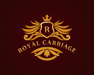 Royal Shield Crown logo design