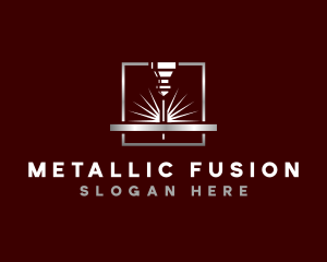 Laser Metal Engraving logo design