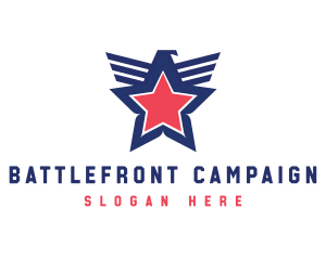 American Eagle Star logo design