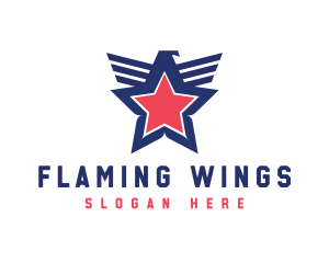 American Eagle Star logo design