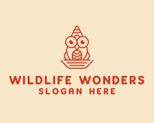 Wildlife Owl Bird  logo design