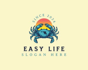 Maryland Blue Crab logo design