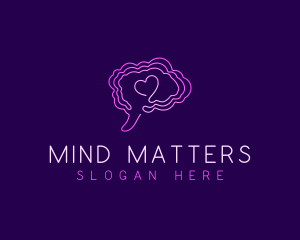 Mind Brain Heart  logo design