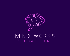 Mind Brain Heart  logo design