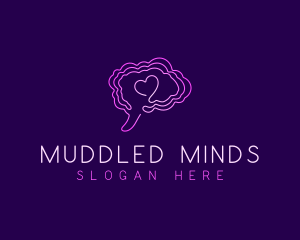 Mind Brain Heart  logo design