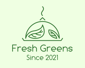 Green Vegan Cuisine logo design