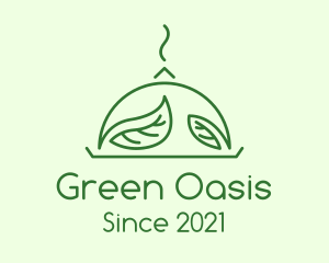 Green Vegan Cuisine logo design