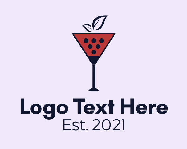 Cocktail Bar logo example 2
