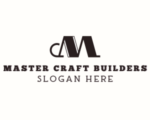 Structure Builder Letter M logo design