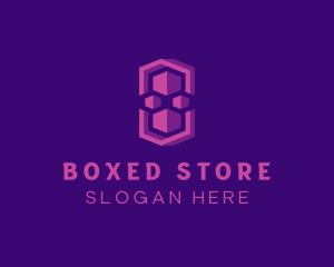 Digital Cube Box  logo design