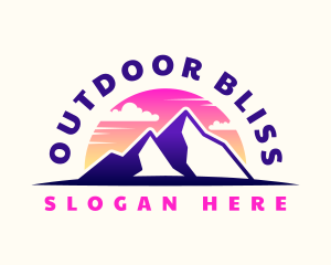 Mountain Peak Adventure logo design