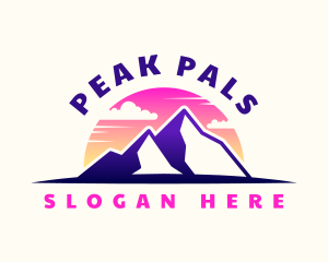 Mountain Peak Adventure logo design