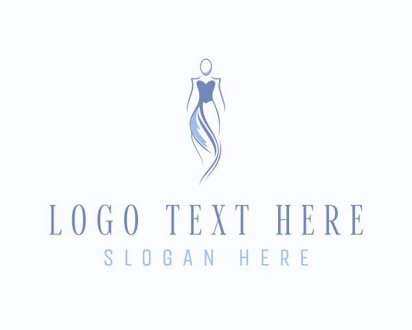 Seamstress Fashion Stylist logo