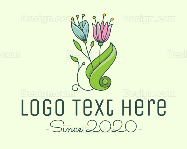 Garden Eco Flowers Logo