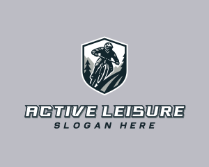 Mountain Biking Adventure logo design