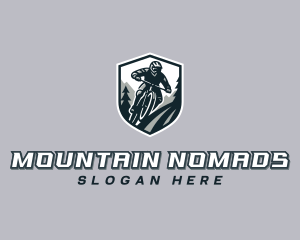 Mountain Biking Adventure logo design